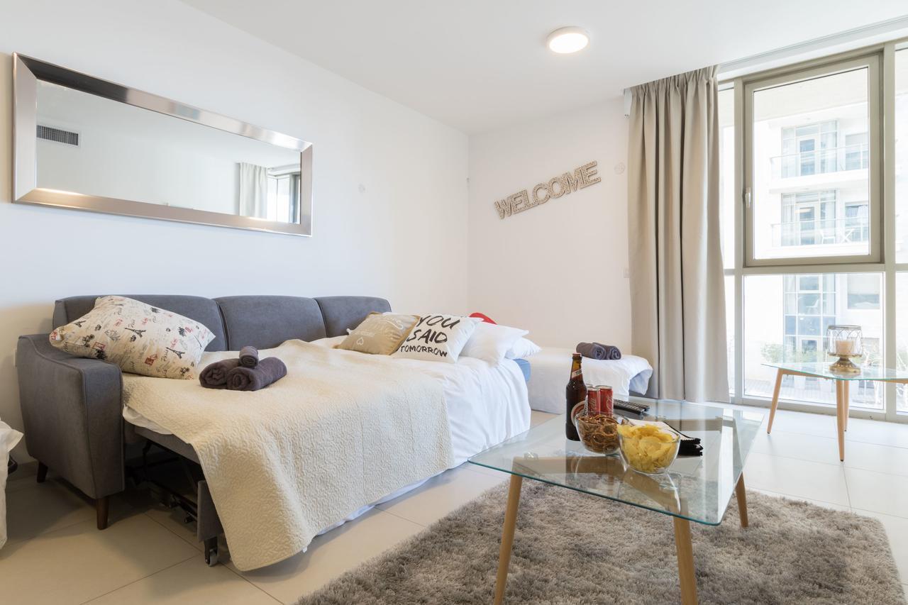 Luxury One-Bedroom Apartment/Parking In City Center Gerusalemme Esterno foto